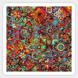 Bohemian hippie boho tie dye design Sticker